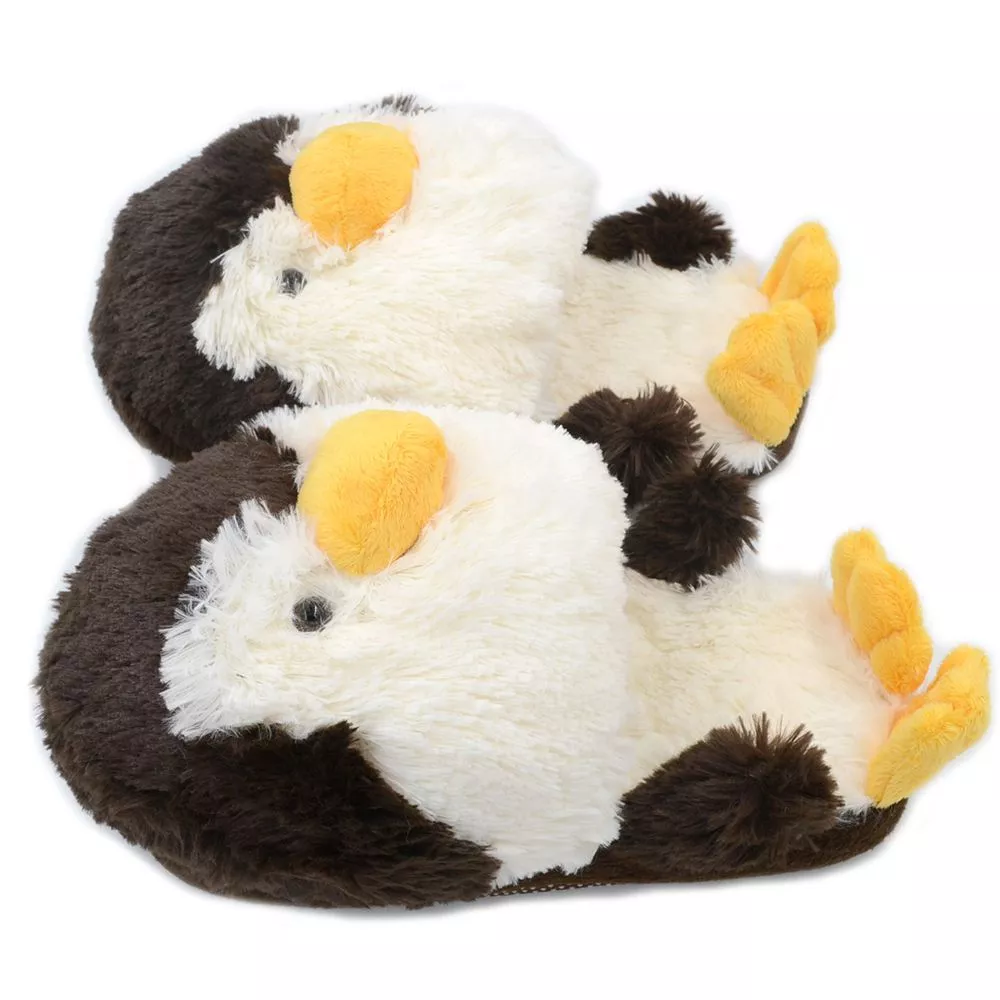 Pantufa Adulto Pinguim Aberta