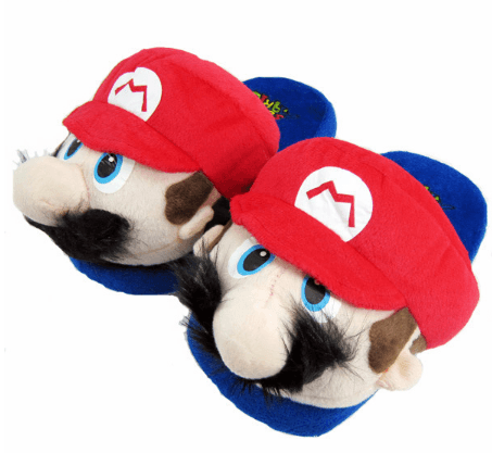 pantufa adulto super mario bros Chinelos espessos de algodão para mulheres, chinelos espessos de cor sólida para o chão quente de mulheres, cores pastelaria para o inverno