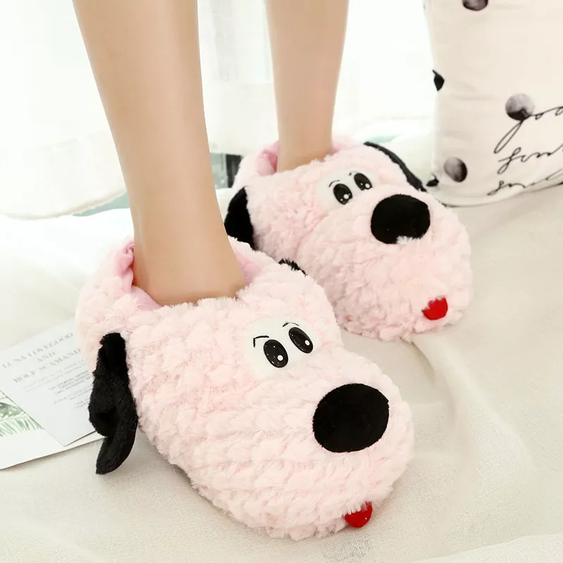 pantufa cao casa sapato para mulheres inverno algodao mulher macio Pantufa Moda feminina chinelos de inverno quente pele slides das senhoras dos homens meninos meninas casa sapatos salto plano casa interior quarto zapatilla mujer