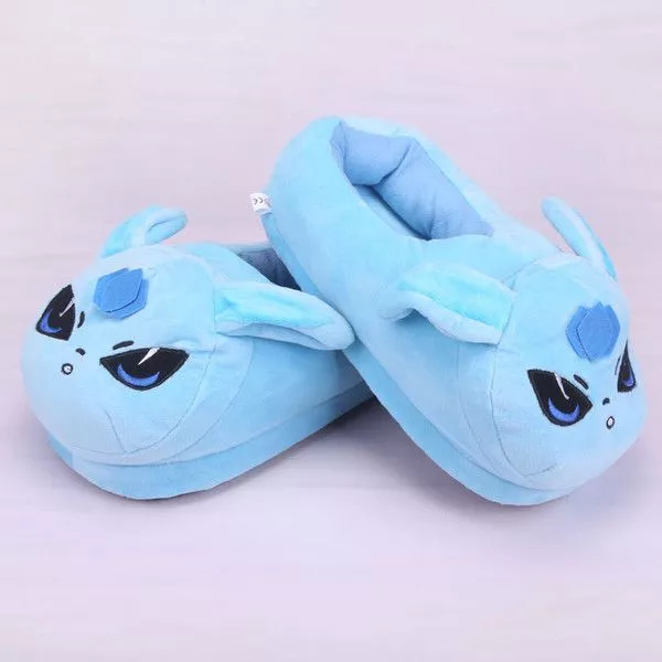 Pantufa Chinelo Adulto Anime Pokemon Glaceon