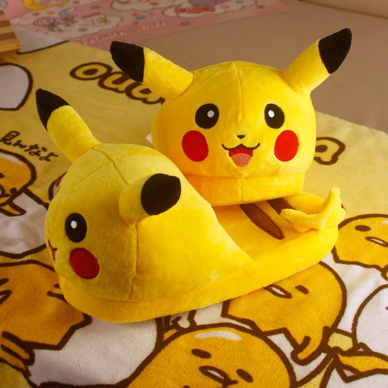 pantufa chinelo adulto anime pokemon pikachu tamanho Unico Boné Anime Pokémon Silhueta Pikachu Tamanho Infantil Branco e Preto