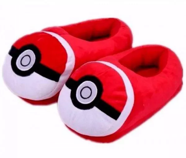 Pantufa Chinelo Adulto Anime Pokemon Pokébola