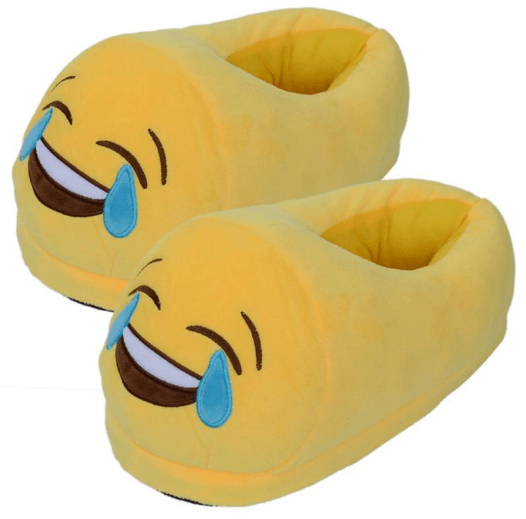 Pantufa Chinelo Adulto Emoji Rindo Muito