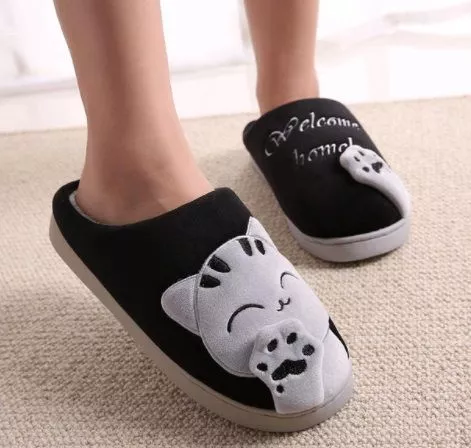 Pantufa Chinelo Adulto Gato