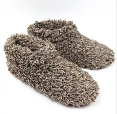 pantufa chinelo adulto pelucia Chinelos espessos de algodão para mulheres, chinelos espessos de cor sólida para o chão quente de mulheres, cores pastelaria para o inverno