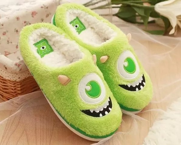 Pantufa Chinelo Adulto Universidade Monstros Mike Wazowski #2