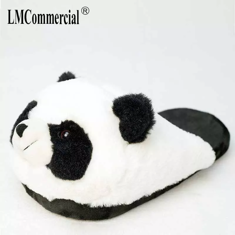 pantufa chinelo panda cotton plush special indoor soft panda shoes men women Pantufa abacate Millffy cute Women Flip Flop Avocado Slippers Shape Home Floor Soft Stripe Slippers Female Shoes Girls Winter Spring Warm shoes