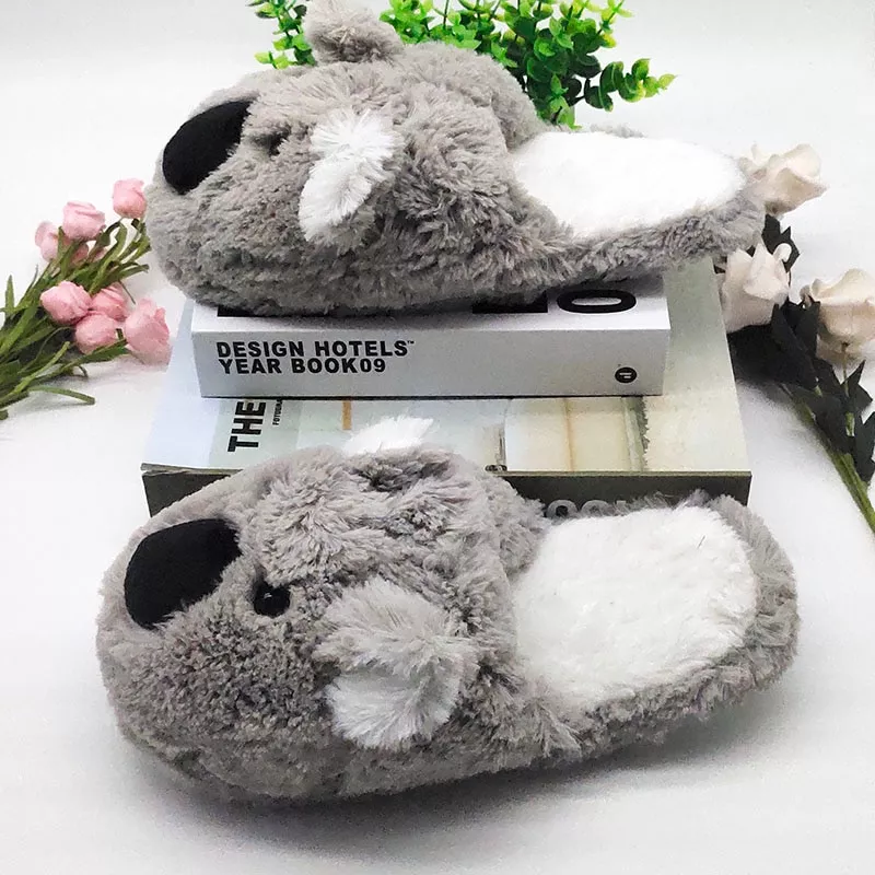 Pantufa Coala Amantes do assoalho de neve sapatos especiais chinelos internos oferta especial personalizado quente amantes do inverno em casa chinelos grossos sapatos de fundo duro
