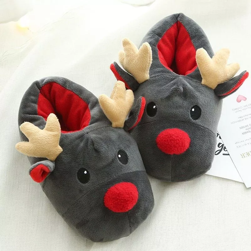 pantufa rena natal winter super couple shoes animal soft christmas deer bottom Hamster House Guinea Pig Accessories Hamster Cotton House Small Animal Nest Winter Warm For Rodent/Guinea Pig/Rat/Hedgehog