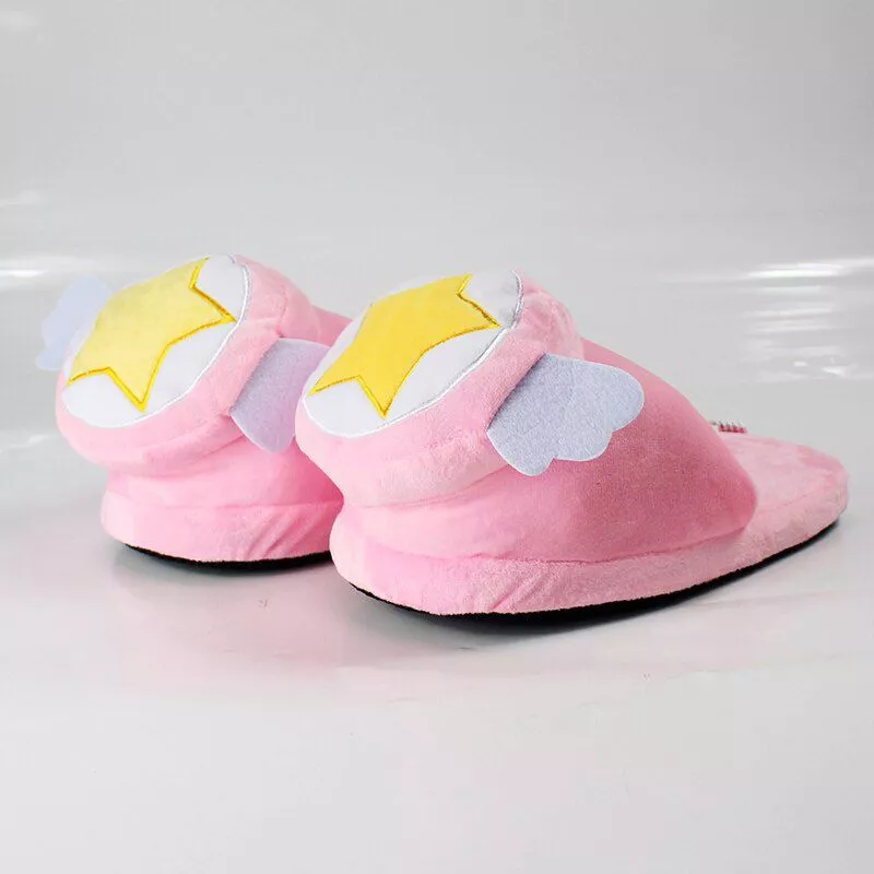 pantufa sakura card captors rosa chinelo aberto anime 8cm Pantufa Pão Ensolarado everest hambúrguer chinelo inverno sapatos quentes linda família festa sapatos tipos de pão 36-40