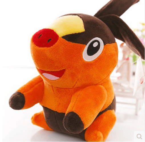 Pelúcia 1 Peça Anime Pokemon Tepig 30cm