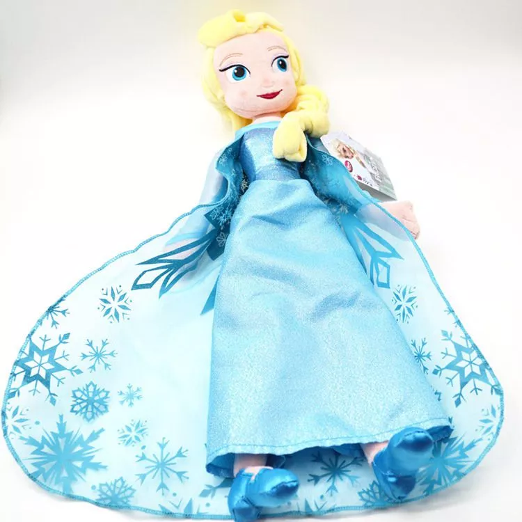 40/50cm Boneca de pelúcia congelada Princesa Anna Elsa Bonecas Brinquedo de  Pelúcia Para Presente de Aniversário das Crianças