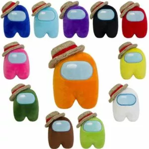 pelucia 10 30cm among us brinquedos de jogo kawaii recheado boneca presente de natal Luminária One Piece 3d luz da noite macaco d luffy figura usb alimentado por bateria nightlight para crianças criança quarto decoração led night light uma peça presente