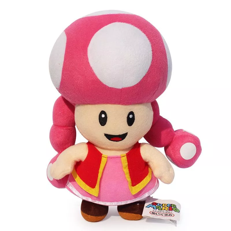 pelucia 17cm super mario toad bonito toadette pelucia boneca brinquedos Action Figure One Piece Anime a oficina barroca katoey mr.2 bentham suporte postura pvc figura de ação collectible modelo caixa de brinquedo-embalado 17cm