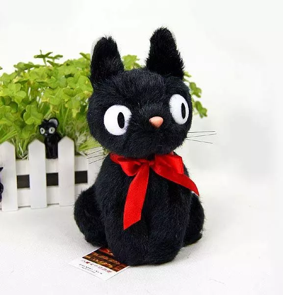 pelucia 22cm ghibli kikis delivery service black cat cute soft stuffed animals plush Software dos desenhos animados para baixo algodão morsa selo filhote de cachorro brinquedo de pelúcia sono travesseiro cama sofá travesseiro encosto