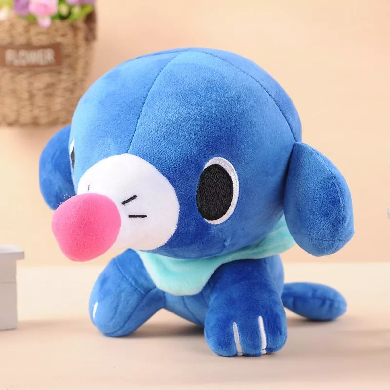 pelucia 25cm popplio pkm pequeno figura de acao brinquedos pelucia azul criancas Action Figure pokemon figuras de ação pikachu anime figura modelo brinquedo presente natal para as crianças