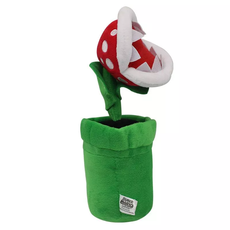 Pelúcia 26cm super mario bros piranha planta brinquedos de pelúcia super mario pelúcia brinquedos de pelúcia presentes de brinquedo macio para crianças