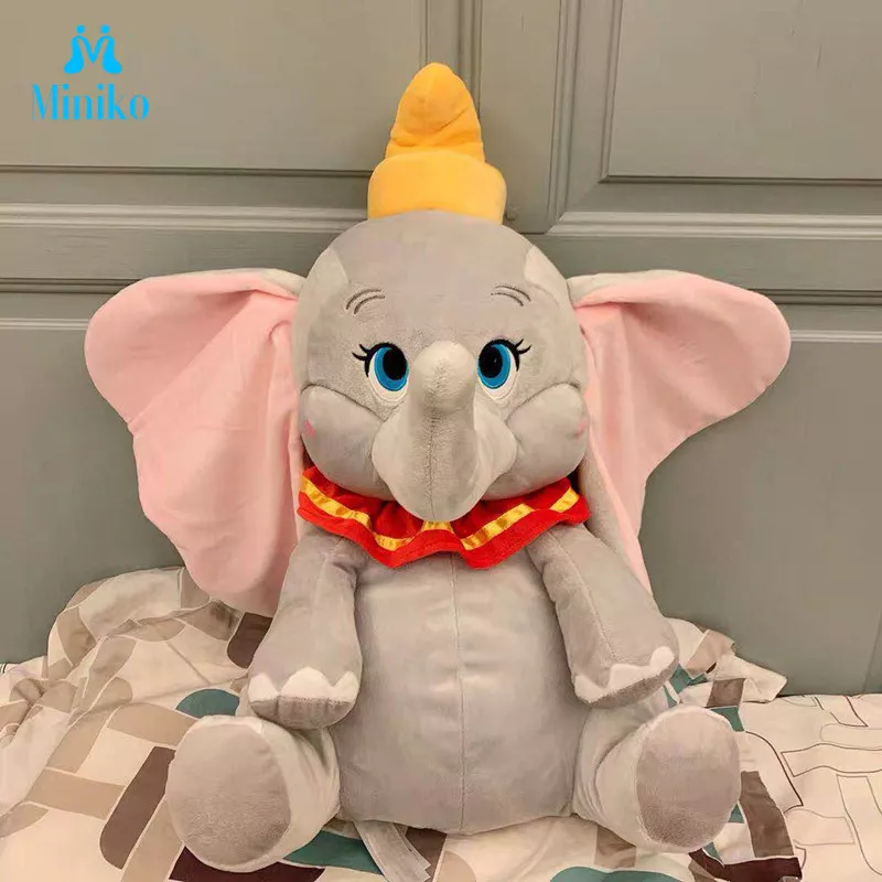 pelucia 30cm dumbo elefante brinquedos de pelucia animais de pelucia Colar Bela e a Fera Mais novo beleza ea besta colar retro rosa ouro rosa árvore colar charme pingente de cristal presente-30