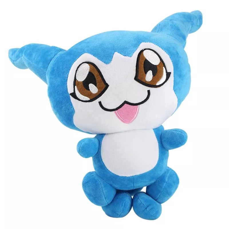 pelucia 40cm digimon adventure brinquedo de pelucia chibimon azul anime Colar Digimon Adventure monstro digital coragem/amizade/amor/esperança evolução crachá pingente magnético colar corda coleção presente