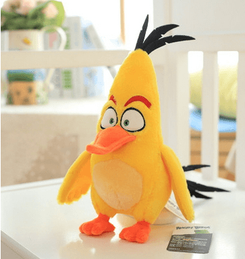 pelucia angry birds chuck 18cm lazied populares mobile