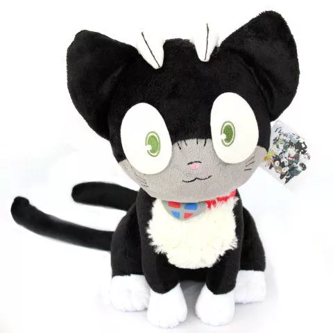 pelucia anime blue ao no exorcist kuro okumura rin gato gatinho 33cm Cão gato gatinho animal de estimação teaser sisal corda tecer bolas jogar mascar captura brinquedo chocalho scratch catch diversão brinquedos palha gato animal de estimação corda bola