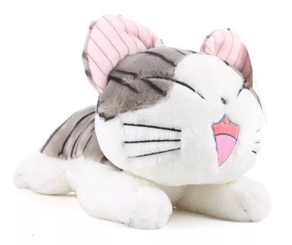 pelucia anime chis sweet home gato gatinho 01 20cm Action Figure Pokebola Pokemon Pikachu Cosplay Branco/Preto