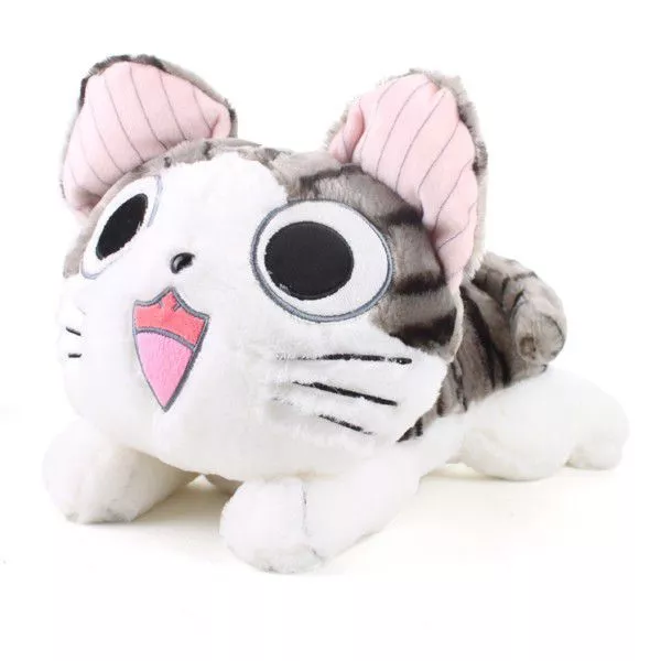 pelucia anime chis sweet home gato gatinho 02 20cm Action Figure Pokebola Pokemon Pikachu Cosplay Branco/Preto