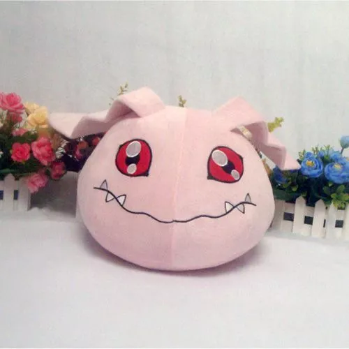 pelucia anime digimon adventure koromon 25cm Pantufa Adulto 134 Urso Marrom Fechado