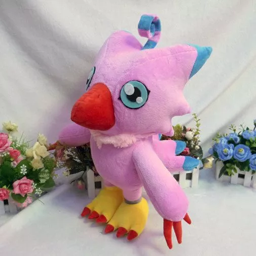 Pelúcia Anime Digimon Adventure Sora Piyomon 45cm