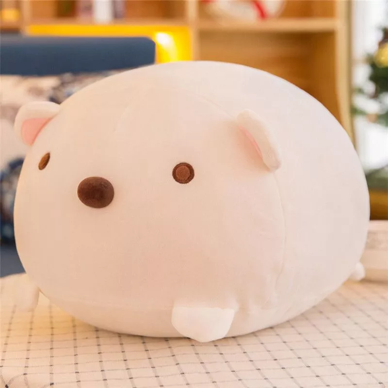 pelucia anime japones sumikko gurashi 28cm 003 1 Pelúcia Pig Porquinho Rosa 40 cm
