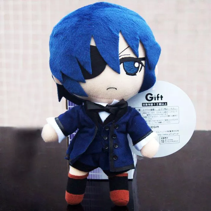 Pelúcia Anime Kuroshitsuji Black Butler Ciel Phantomhive 26cm