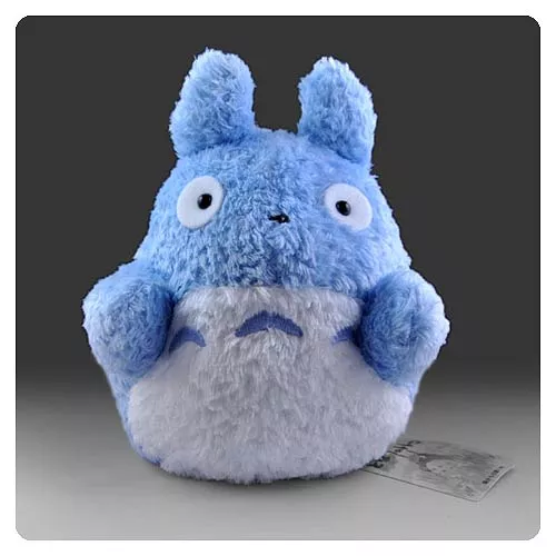 Pelúcia Anime My Neighbor Chu Totoro Azul 20cm