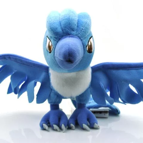 Pelúcia Anime Pokemon Articuno 18cm