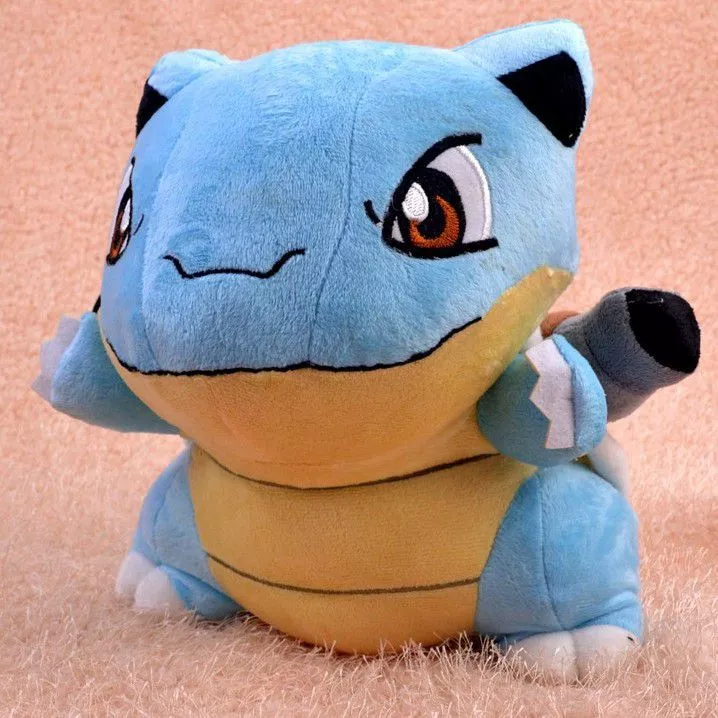 Pelúcia Anime Pokemon Blastoise Turtle 28cm
