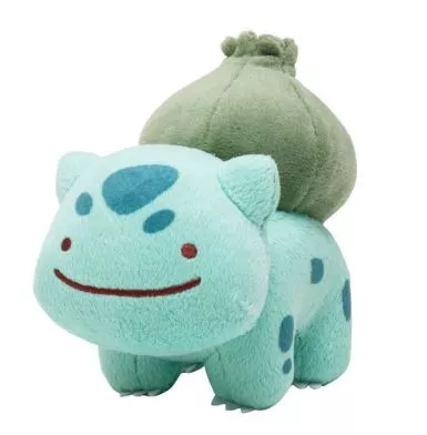 pelucia anime pokemon ditto bulbasaur 12cm Mochila Pokemon Bulbassauro Anime dos desenhos animados mochila periférica bulbasaur cosplay adereços acessórios de pelúcia mochila viajar mochila saco escolar