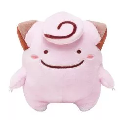 Pelúcia Anime Pokemon Ditto Clefairy 12cm