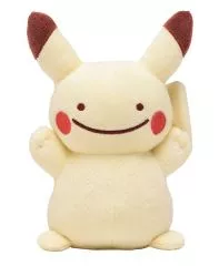 Pelúcia Anime Pokemon Ditto Pikachu 12cm