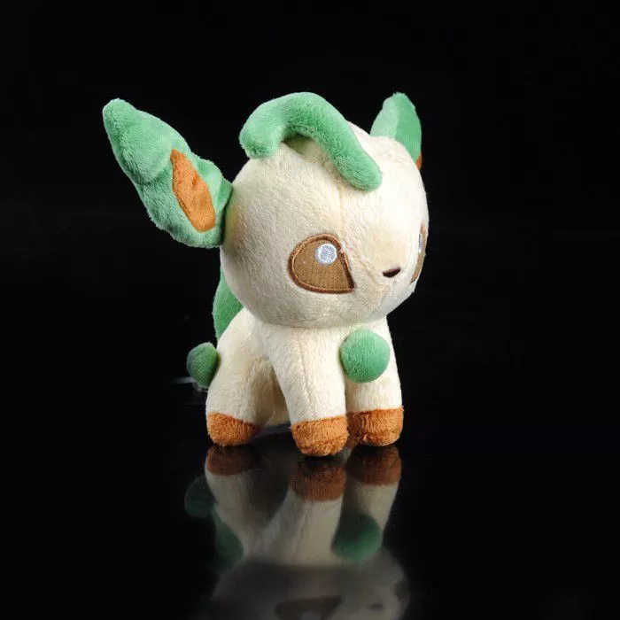 Pelúcia Anime Pokemon Leafeon 15cm