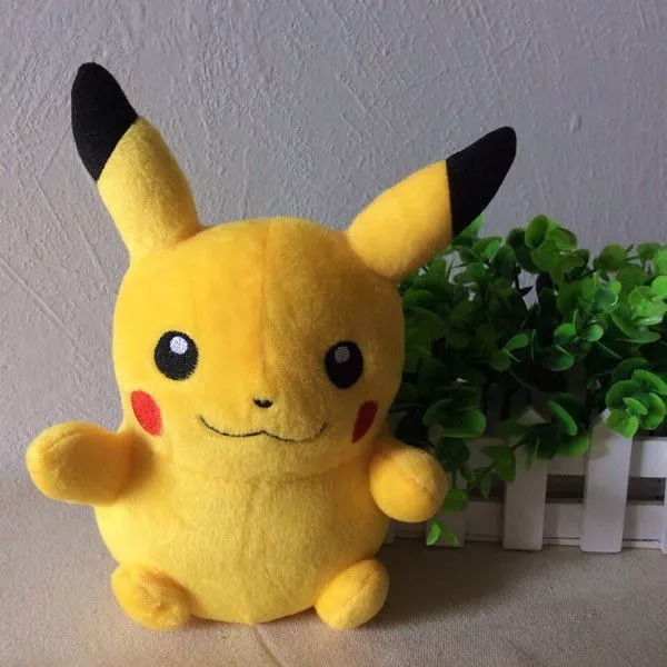 Pelúcia Anime Pokemon Pikachu 21cm