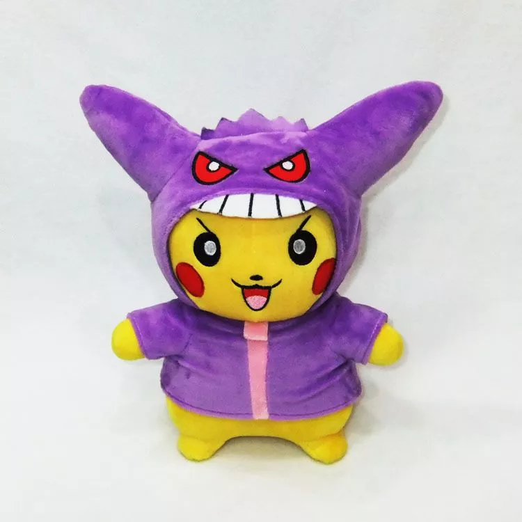 pelucia anime pokemon pikachu gengar 28cm Action Figure Anime Pikachu Misty Togepy Psyduck 10cm 44