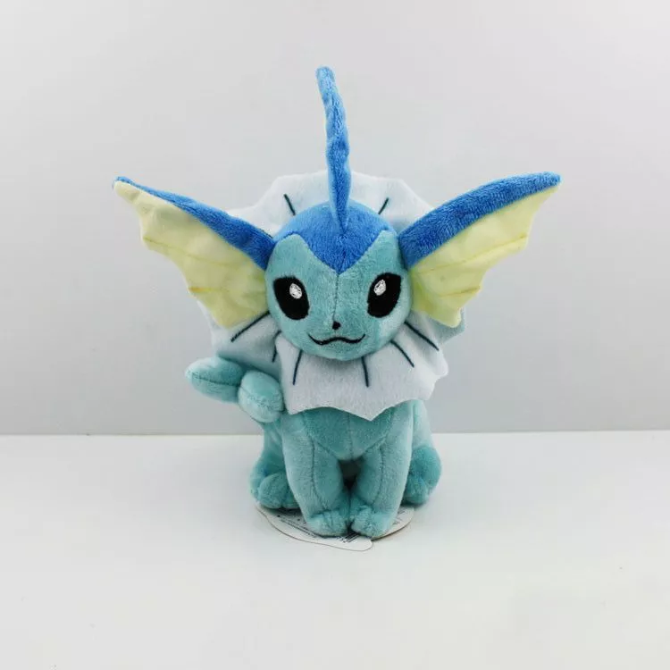 Pelúcia Anime Pokemon Vaporeon 20cm
