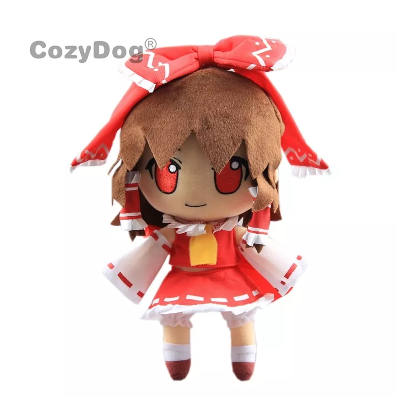 pelucia anime touhou project cosplay hakurei reimu figura brinquedo de 1 par adorável cão casa chinelos unissex poeira mop chinelos cozinha casa de banho piso sapatos limpeza casa bonito filhote cachorro mais limpo quente