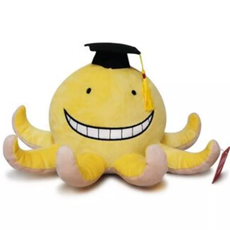 pelucia assassination classroom anime korosensei assassinato professor sala Pelúcia Crayon Shin Chan 35cm cosplay anime japonês maroto crayon recheado figura boneca de pelúcia brinquedos para presentes de natal