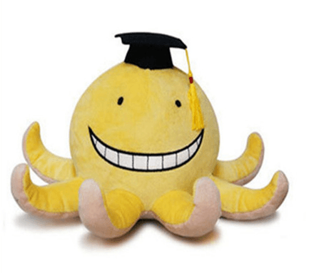 pelucia assassination classroom koro sensei polvo 18cm Suporte flexível do tripé do polvo com grampo da montagem do suporte do telefone, mini tripé ajustável da mesa com controle remoto para o telefone/câmera/go pro