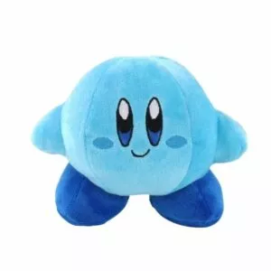 pelucia bravo kirby figura dos game lmage azul rosa kirby pelucia boneca brinquedos Touca Kirby elástico dos desenhos animados boné inverno manter quente bordado chapéu de malha brinquedos de pelúcia para crianças presente aniversário da menina