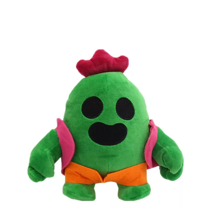 Pelúcia Brawl Stars Jogo 13cm anime modelo de jogo boneca de pelúcia brinquedo de pelúcia cactus macio recheado brinquedos para crianças crianças presente natal