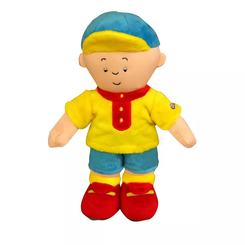 pelucia caillou ruca 30cm 5 cor! Óculos de sol da forma crianças cos jogar jogo de ação brinquedos óculos quadrados com eva caso presentes para a menina do menino