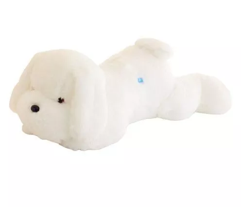 Pelúcia Cão Luminoso Várias Cores 50cm