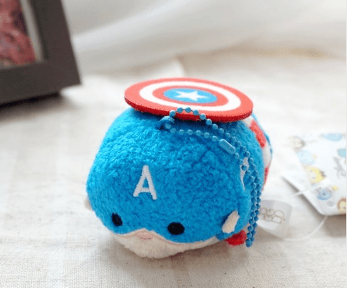 Pelúcia Capitão América Tsum Tsum 9cm