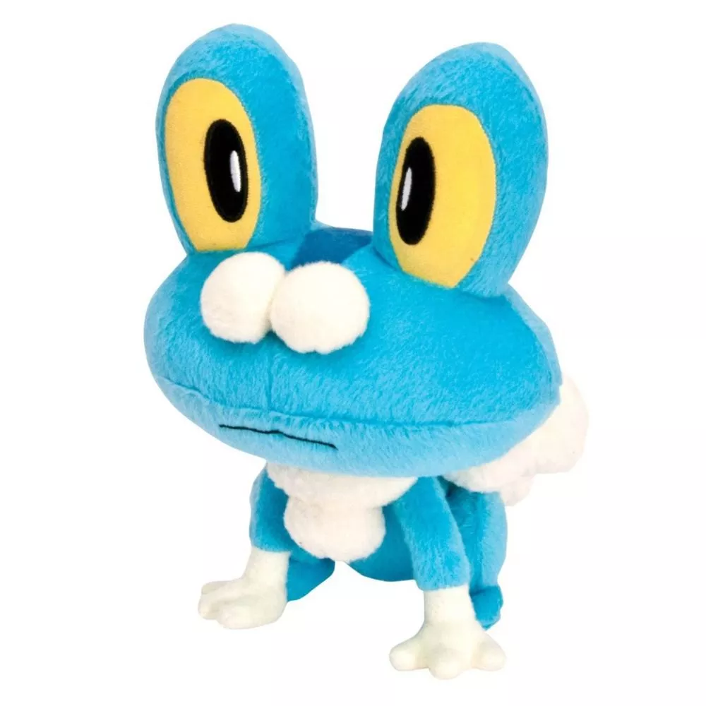 pelucia cosplay anime pokemon froakie x e y 20cm Action Figure Pokebola Pokemon Pikachu Cosplay Branco/Preto